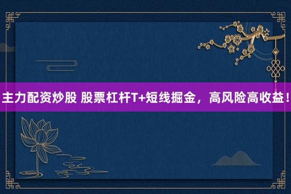 主力配资炒股 股票杠杆T+短线掘金，高风险高收益！