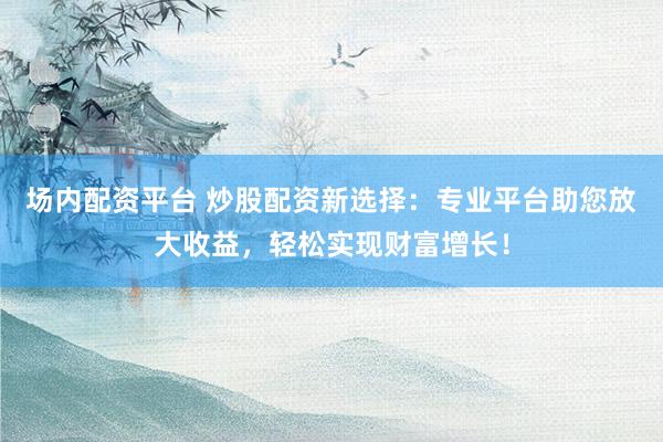 场内配资平台 炒股配资新选择：专业平台助您放大收益，轻松实现财富增长！